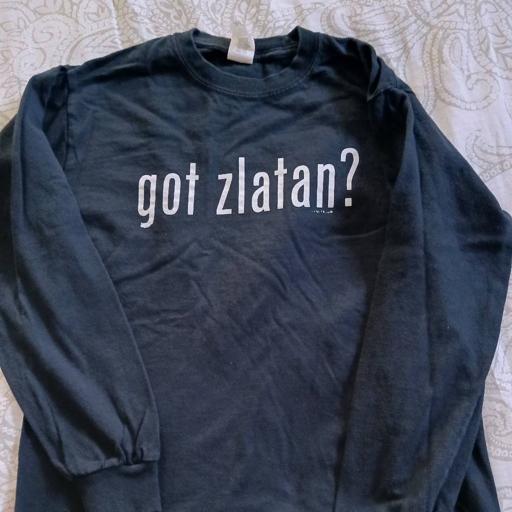 got zlatan? long sleeved black tee